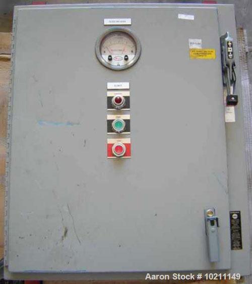 Used Torit Bag Type Dust Collector, Model 16PJD.  120 Square foot filter area, 12 bags measuring approximately 72" long.  This is an abrasion resistant impact inlet collector with an initial impact w...