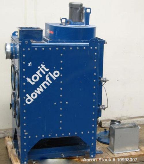 Used-Torit Dust Collector. Model 2DF4. Approximately 1016 square feet filter area. Carbon steel. Rated approximately 900-200...