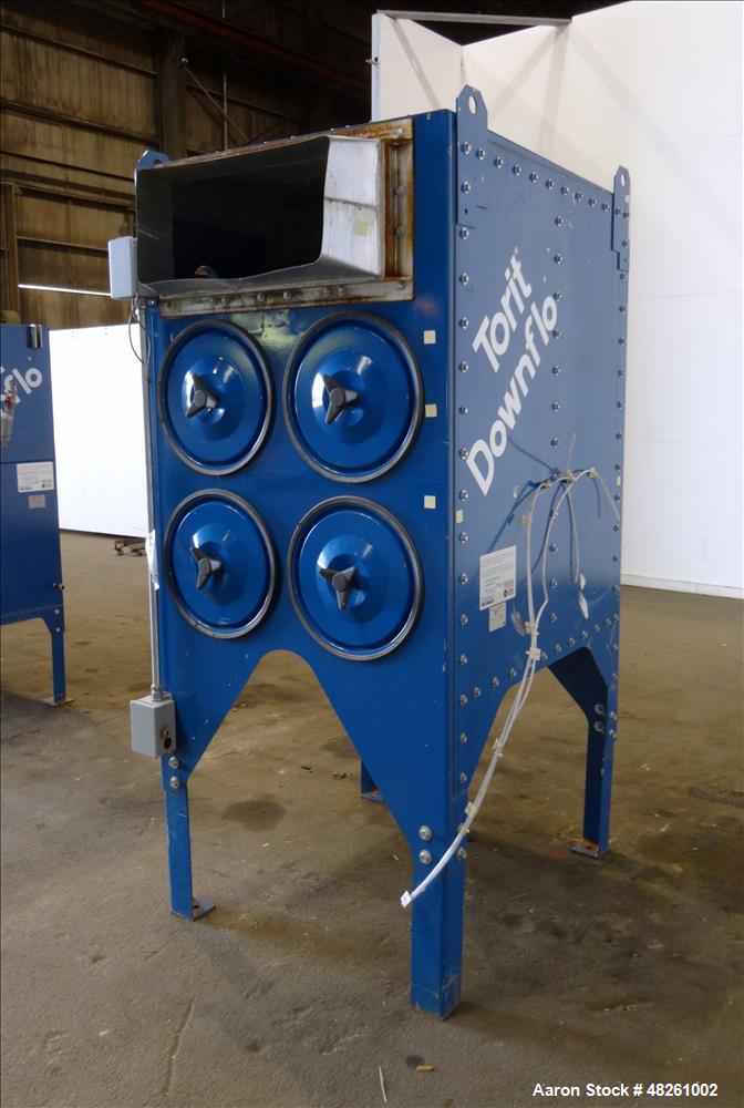 Used Torit Donaldson Downflo Cartridge Dust Collector, Model 2DF4, Carbon Steel