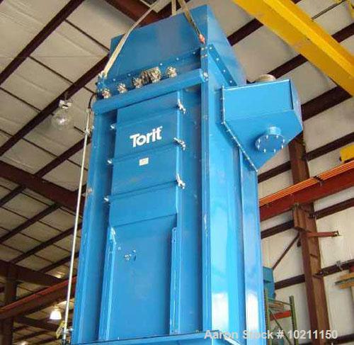 Used Torit Bag Type Dust Collector, Model 36PJD.  270 Square foot filter area, 30 bags measuring approximately 72" long.  This is an abrasion resistant impact inlet collector with an initial impact w...