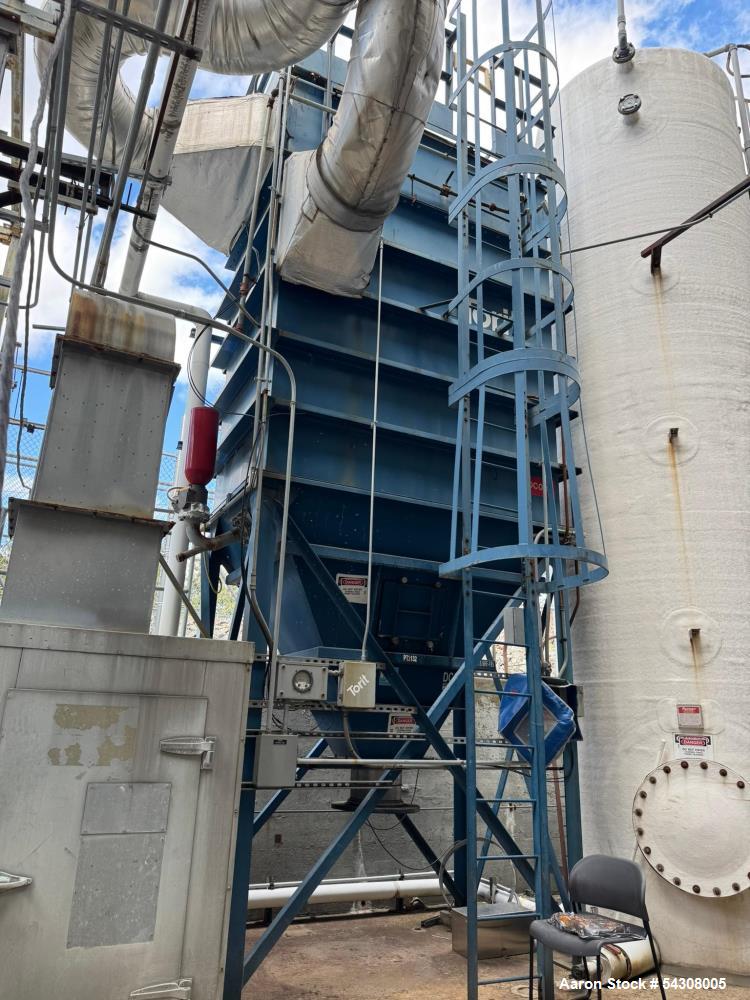 Used Donaldson Torit Dust Collector, Model 80-HPT. Filter area 795 square feet. Clean Air 8,000 - 12,800 cfm. Approximate (80) 8' long filter bags. Serial# IG650028. With panel.