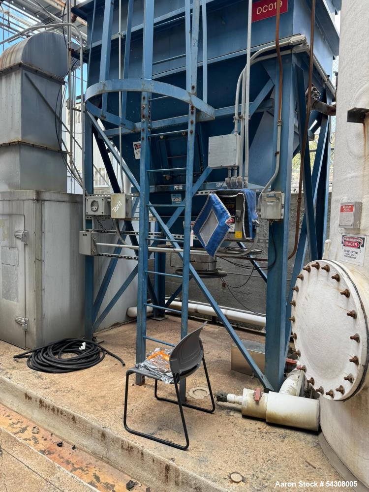 Used Donaldson Torit Dust Collector, Model 80-HPT. Filter area 795 square feet. Clean Air 8,000 - 12,800 cfm. Approximate (80) 8' long filter bags. Serial# IG650028. With panel.