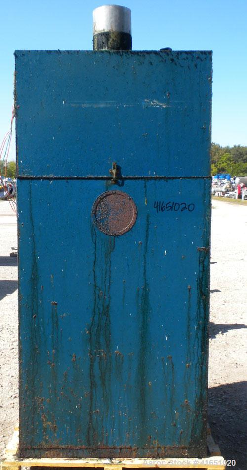 Used Torit Self-Contained Cabinet Type Dust Collector, model 90-5 CAB, carbon steel. Envelope type filters providing 250 square feet filter area, 1600-2000 cfm air volume. Housing measures 40" x 26" ...