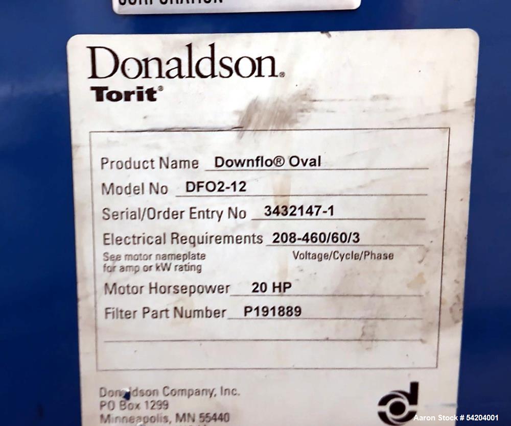 Used Donaldson Torit DF02-12 Cartridge Dust Collector for Sale
