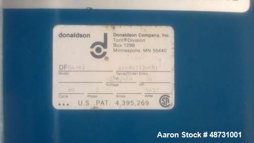 Used- Donaldson Torit Cartridge Dust Collector, Model DFO 4-32.