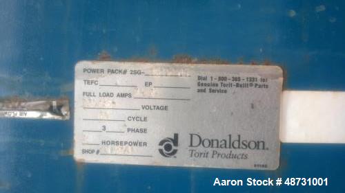 Used Donaldson Torit Cartridge Dust Collector, Model DFO 4-32.