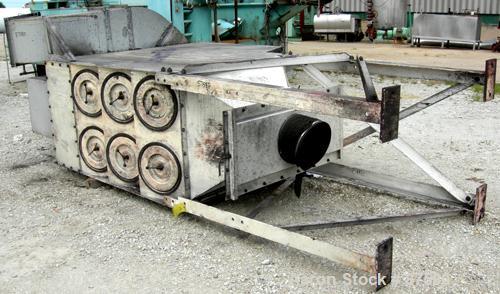 USED: Torit downflo cartridge type dust collecter, model DFT3-12. 2,280 square feet filter area, approximately 1,525 - 9,450 CFM range. Carbon steel housing measures 54" X 40" X 74" straight side. To...