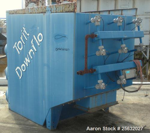 Used Torit Downflo II Cartridge Type Pulse Jet Dust Collector, model DFT3-18, carbon steel. 3420 square feet filter area, nominal airflow range 2,285-14,175 cfm. Includes a  20 hp, 3/60/208-230/460 v...