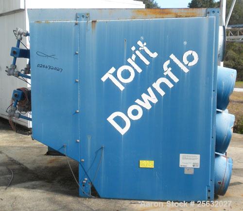 Used Torit Downflo II Cartridge Type Pulse Jet Dust Collector, model DFT3-18, carbon steel. 3420 square feet filter area, nominal airflow range 2,285-14,175 cfm. Includes a  20 hp, 3/60/208-230/460 v...