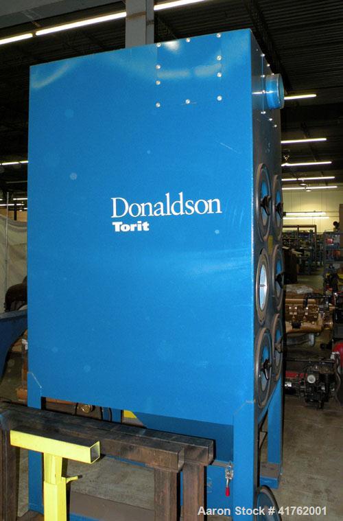 Used Torit Downflo II Cartridge Type Pulse Jet Dust Collector, model DFT3-6, carbon steel. 1140 square feet filter area, nominal airflow range 760-4.720 cfm. Carbon steel housing measures 40" x 65" x...