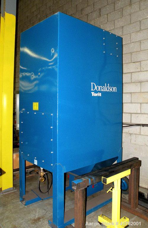 Used Torit Downflo II Cartridge Type Pulse Jet Dust Collector, model DFT3-6, carbon steel. 1140 square feet filter area, nominal airflow range 760-4.720 cfm. Carbon steel housing measures 40" x 65" x...