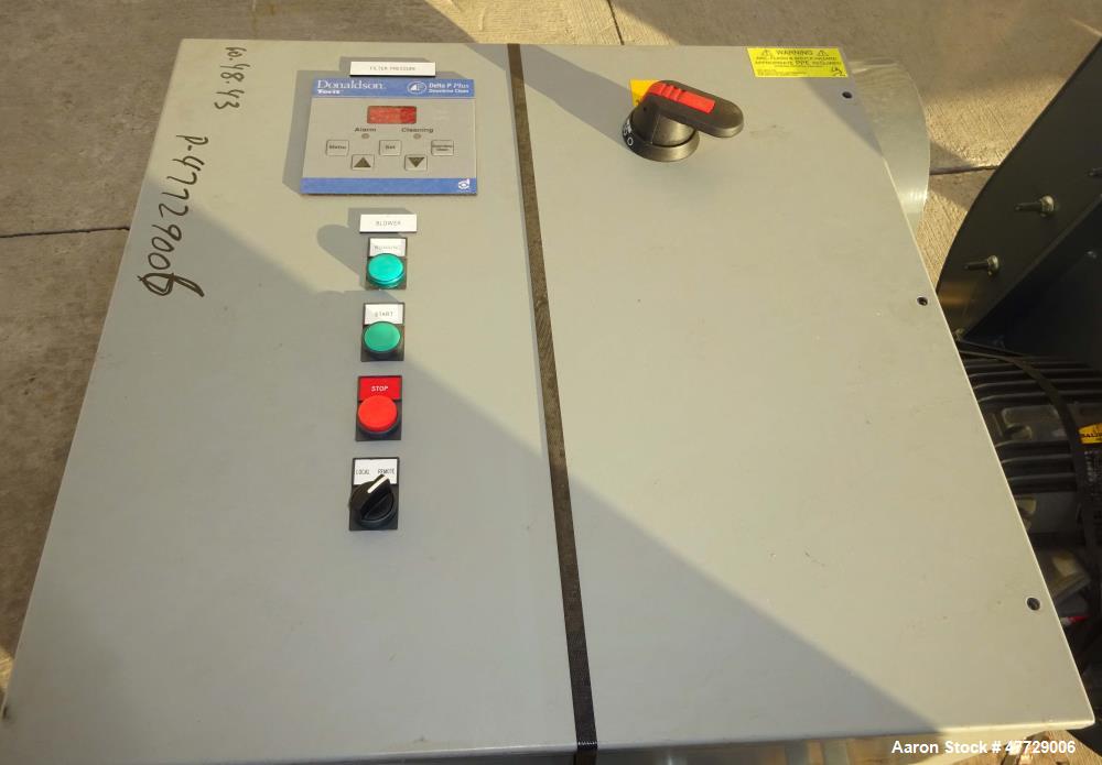 Used Donaldson/Torit DCE 2000 Series Dust Collector, Model F2012V, Carbon Steel