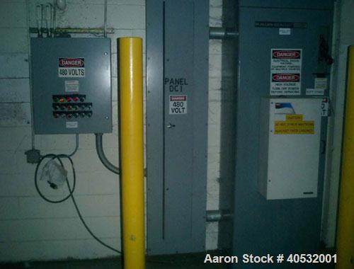 Used Torit Day dust collection system, model RF484-10, 60,000 cfm. Consists of the following components:  fan and 250 hp motor including V-belt drive, 60,000 cfm @ 12" SP; material handling fan with ...