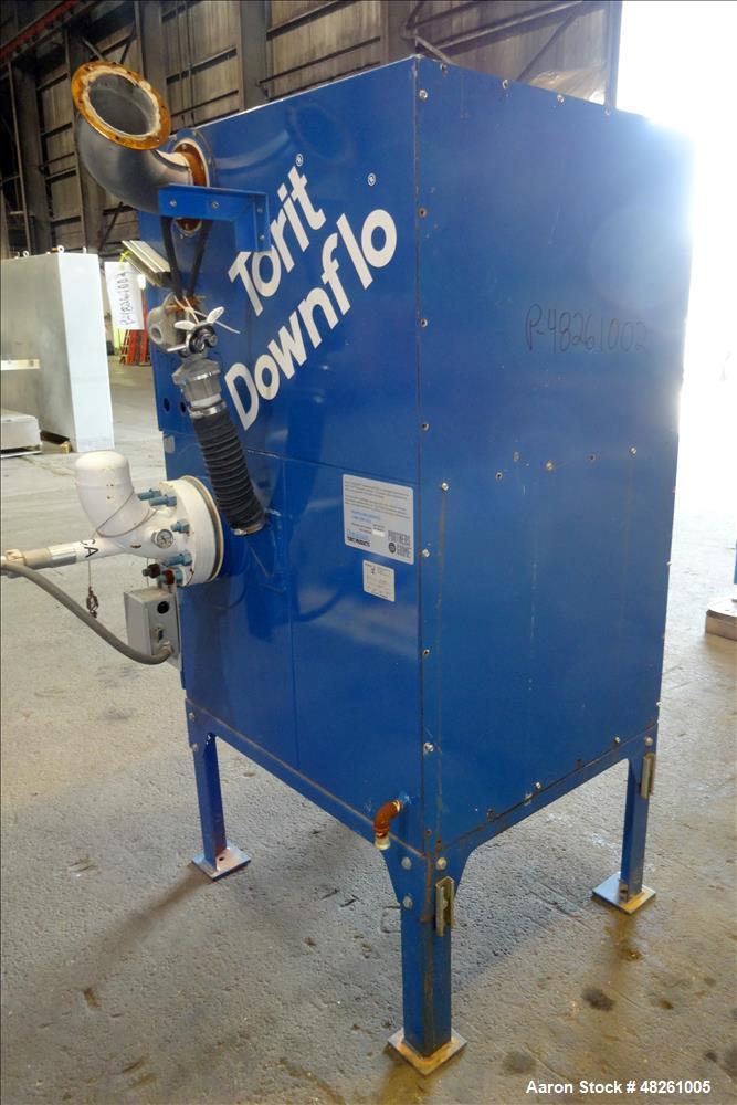 Used- Torit Donaldson Downflo Filter Cartridge Dust Collector, Model SDF 2, Carbon Steel. Approximate 206 Square Feet. Appro...