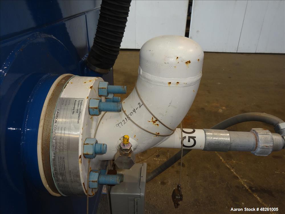 Used Torit Donaldson Downflo Filter Cartridge Dust Collector, Model SDF 2, Carbon Steel. Approximate 206 Square Feet. Approximate 200 - 600 CFM range. Mounted on 4 legs. Serial# IG465280.