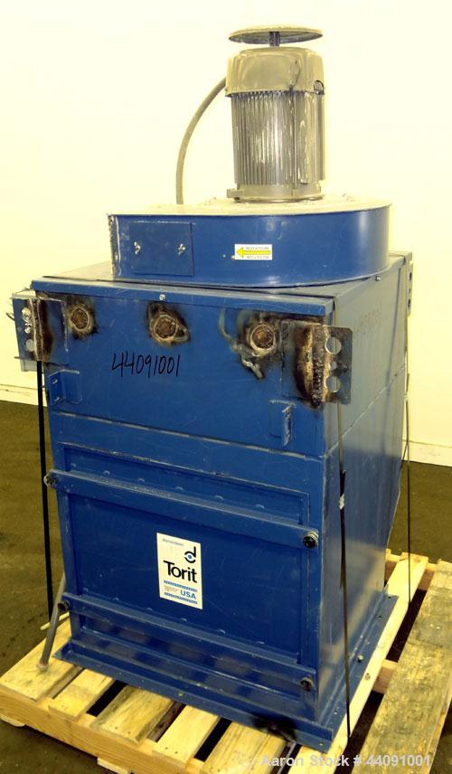 Used Torit TD Cartridge Type Dust Collector, Model TD 486, 540 Square Feet Filter Area, Carbon Steel. Apprxoimately 700-1500 cfm. Side access door. Requires cartridges. Includes a 5hp, 3/60/230/460 v...