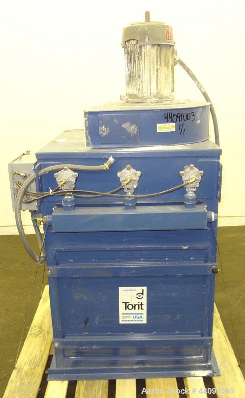 Used Torit TD Cartridge Type Dust Collector, Model TD 486, 540 Square Feet Filter Area, Carbon Steel. Apprxoimately 700-1500 cfm. Side access door. Requires cartridges. Includes a 5hp, 3/60/230/460 v...