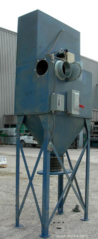 USED: Torit Vibra Shake self-cleaning cartridge type dust collector, model VS2400. 270 square feet filter area, carbon steel. Nominal air flow 2400 acfm. 6" inlet, top mounted blower, 5 hp, 3/60/230/...