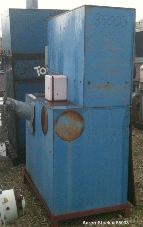 Used Torit Vibra Shake Cartridge Type Dust Collector, Model VS3000, 354 Square Feet Filter Area, Carbon Steel. Nominal air flow 3000 ACFM. 10" inlet, top mounted blower, 7.5 HP, 3/60/460 Volt, 3600 R...