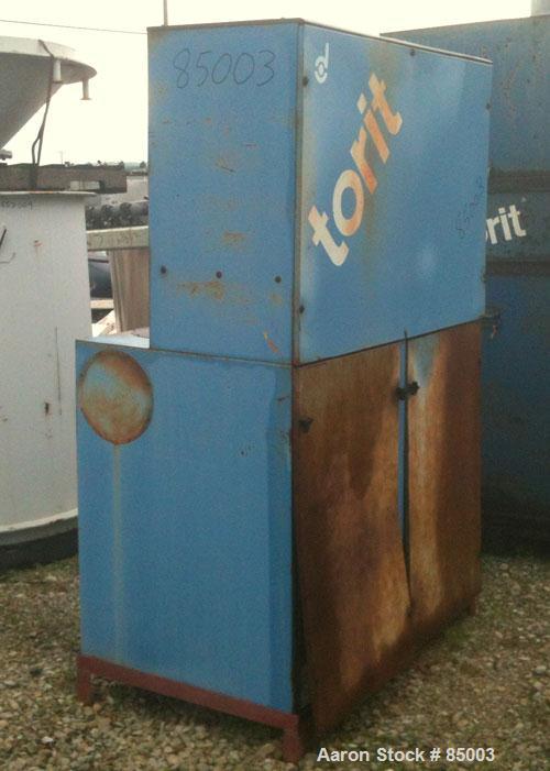 Used Torit Vibra Shake Cartridge Type Dust Collector, Model VS3000, 354 Square Feet Filter Area, Carbon Steel. Nominal air flow 3000 ACFM. 10" inlet, top mounted blower, 7.5 HP, 3/60/460 Volt, 3600 R...