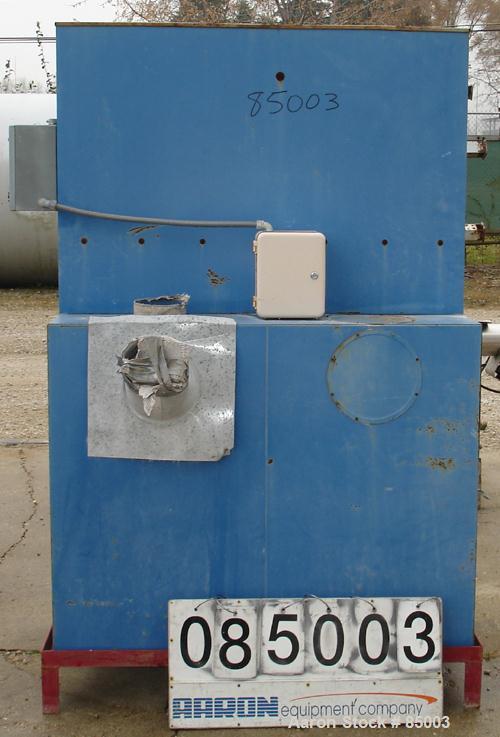 Used Torit Vibra Shake Cartridge Type Dust Collector, Model VS3000, 354 Square Feet Filter Area, Carbon Steel. Nominal air flow 3000 ACFM. 10" inlet, top mounted blower, 7.5 HP, 3/60/460 Volt, 3600 R...