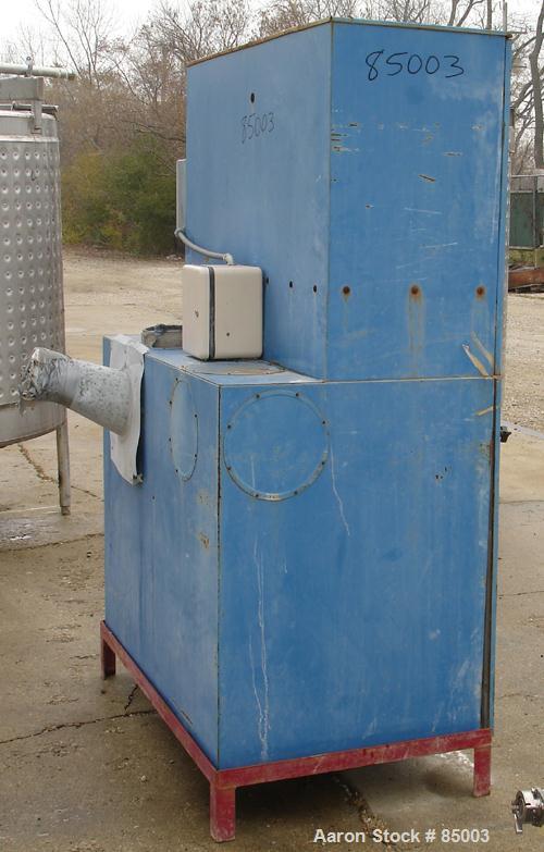 Used Torit Vibra Shake Cartridge Type Dust Collector, Model VS3000, 354 Square Feet Filter Area, Carbon Steel. Nominal air flow 3000 ACFM. 10" inlet, top mounted blower, 7.5 HP, 3/60/460 Volt, 3600 R...