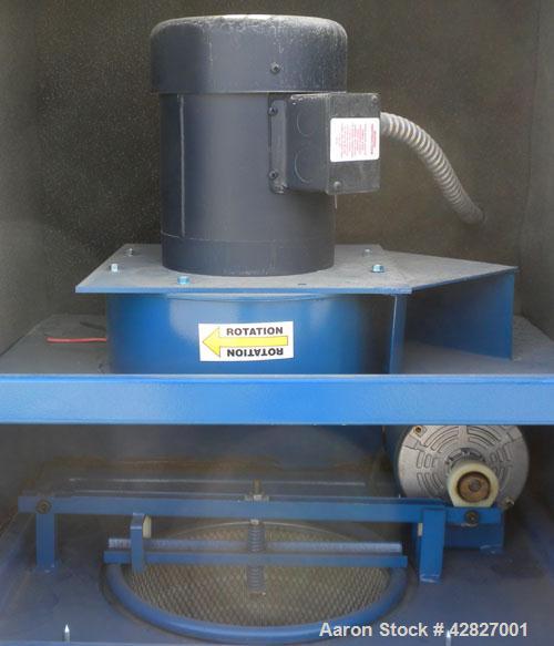 Used Torit Vibra Shake Cartridge Type Dust Collector, Model VS550, Carbon Steel. 65 Square feet filter area, 550 cfm airflow. Housing measures 24.7" wide x 30.8" long x 52.2" tall. Coned bottom with ...