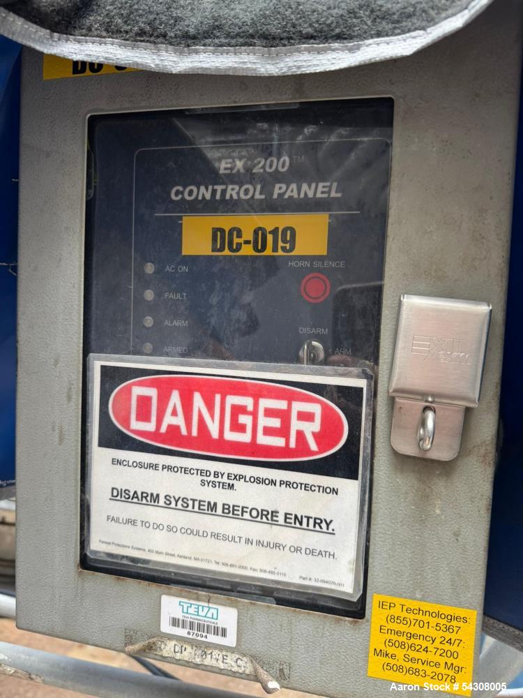 Used Donaldson Torit Dust Collector, Model 80-HPT, Serial# IG650028. With
panel.