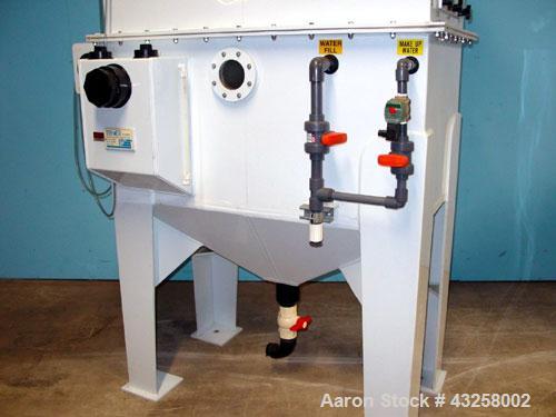 Used Tri-Mer Whirl Wet Model 18HWW 1600 CFM Dust Collector. (2) 9’’ Diameter side ports, (2) 18’’ wide x 15’’ high side access panels with covers. (2) 4’’ Diameter side site glass ports, Top access 1...