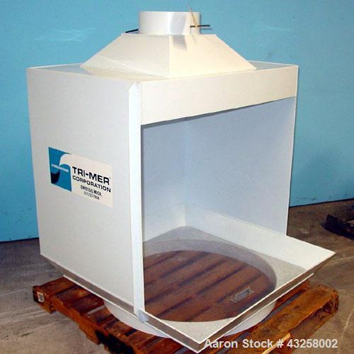 Used Tri-Mer Whirl Wet Model 18HWW 1600 CFM Dust Collector. (2) 9’’ Diameter side ports, (2) 18’’ wide x 15’’ high side access panels with covers. (2) 4’’ Diameter side site glass ports, Top access 1...