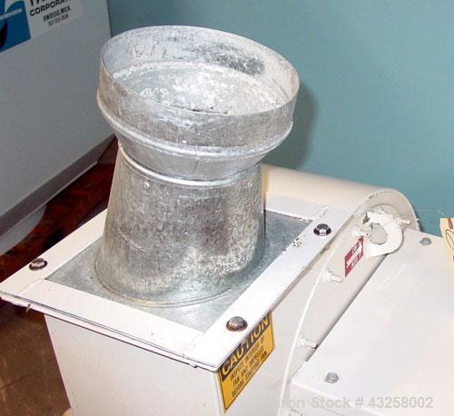 Used Tri-Mer Whirl Wet Model 18HWW 1600 CFM Dust Collector. (2) 9’’ Diameter side ports, (2) 18’’ wide x 15’’ high side access panels with covers. (2) 4’’ Diameter side site glass ports, Top access 1...