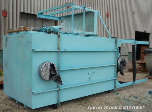 Used Ultra Industries Pulse Jet Dust Collector, Model SQ-100-8-IIIG, 942 Square Feet Filter Area, Carbon Steel. Housing measures 72" x 72" x 102" x 66" cone bottom. Approximate 4 1/2" diameter x 96" ...