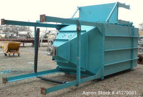 Used Ultra Industries Pulse Jet Dust Collector, Model SQ-100-8-IIIG, 942 Square Feet Filter Area, Carbon Steel. Housing measures 72" x 72" x 102" x 66" cone bottom. Approximate 4 1/2" diameter x 96" ...