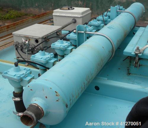 Used Ultra Industries Pulse Jet Dust Collector, Model SQ-100-8-IIIG, 942 Square Feet Filter Area, Carbon Steel. Housing measures 72" x 72" x 102" x 66" cone bottom. Approximate 4 1/2" diameter x 96" ...