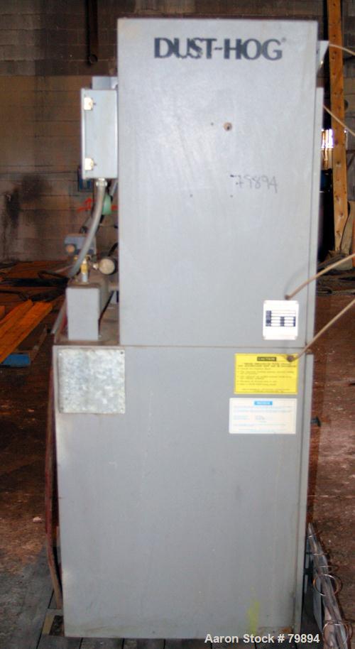 USED: United Air Specialists Dust Hog dust collector, model SC1700. 192 square foot filter area, carbon steel, 700-1800 cfm. (1) Supra conic style cartridge filter bag. Approximately 
3 hp.