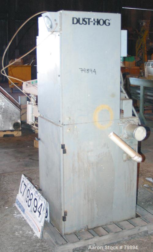 USED: United Air Specialists Dust Hog dust collector, model SC1700. 192 square foot filter area, carbon steel, 700-1800 cfm. (1) Supra conic style cartridge filter bag. Approximately 
3 hp.