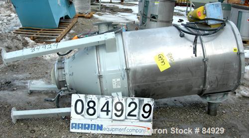 USED: WAM Cartridge Type Ppulse Jet Dust Collector, model FC3J20VEO1612. Approximately 200 square feet filter area, 304 stainless steel. Housing measures 30" diameter x 60" straight side x 16" carbon...