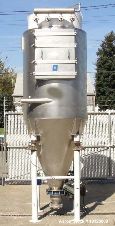 Used- Walker Stainless Equipment Co Round Pulse Jet Dust Collector, Model R-HT-1