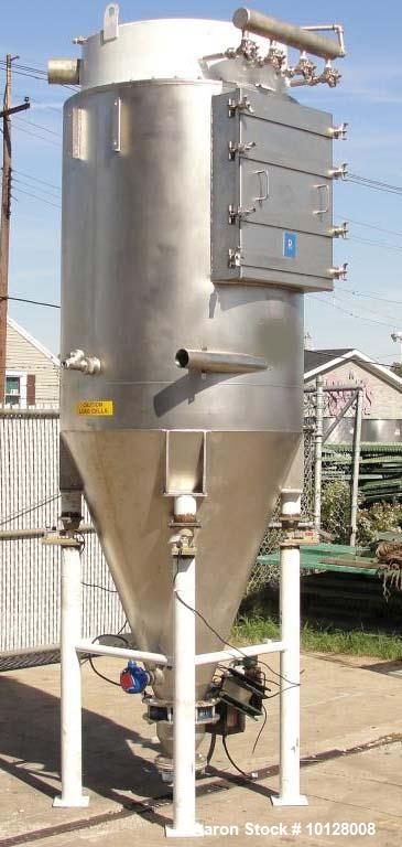 Used- Walker Stainless Equipment Co Round Pulse Jet Dust Collector, Model R-HT-1