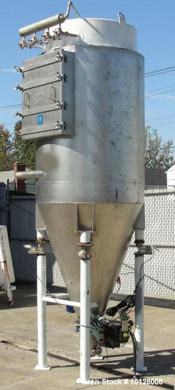 Used- Walker Stainless Equipment Co Round Pulse Jet Dust Collector, Model R-HT-1