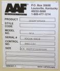 Used AAF OptiFlo DustCatcher Cartridge Type Pulse Jet Dust Collector, model DC4, size DC4-460T05S04PS00, carbon steel. 660 Square feet filter area, 800-1500 cfm air volume. (4) Cartridges, (4) access...