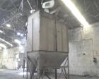 USED: American Air Filter reverse pulse 8,500 cfm dust collector baghouse with 1,200 square feet filter media, with fan and ...