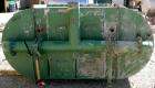 USED: Chicago Conveyor Corp. envelope pneumatic shaker type dust collector, carbon steel, approximate 100 square feet filter area. Oval housing measures 45