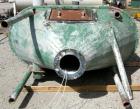 USED: Chicago Conveyor Corp. envelope pneumatic shaker type dust collector, carbon steel, approximate 100 square feet filter area. Oval housing measures 45