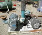 USED: Chicago Conveyor Corp. envelope pneumatic shaker type dust collector, carbon steel, approximate 100 square feet filter area. Oval housing measures 45