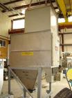 Used 185 Square Foot DCE Dust Ccollector. Stainless steel material contact parts. Type DU14K5AD. 460 volt, 3 phase, 60 hz, 3 hp fan and silencer. Manufactured by DCE Inc Jefferson Town KY. Complete w...