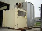 Used 185 Square Foot DCE Dust Ccollector. Stainless steel material contact parts. Type DU14K5AD. 460 volt, 3 phase, 60 hz, 3 hp fan and silencer. Manufactured by DCE Inc Jefferson Town KY. Complete w...