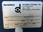 Used Donaldson Torit Model 2DF8 Cartridge Dust Collector.