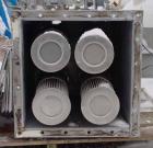USED: Flex Kleen pulse jet dust collector. Bin vent design. Approx10 sq ft filter area, model 18BVBC4IIII. Stainless steel h...