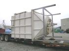 USED: 1791 square feet Flex Kleen dust collector, model 84WSBC-169XL-III-G. Pulse Jet type, 12 blow pipe header with solenoids, side bagremoval type. Collector has a rotating rake assembly inside a f...